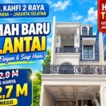 Rumah Baru 3 Lantai di Jagakarsa Jakarta Selatan Dijual Rp2,7 Miliar, 5 Kamar Tidur